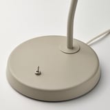 SJÖMAKT Desk lamp, beige/ash
