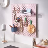 SKÅDIS Pegboard combination, multicolour, 56x56 cm