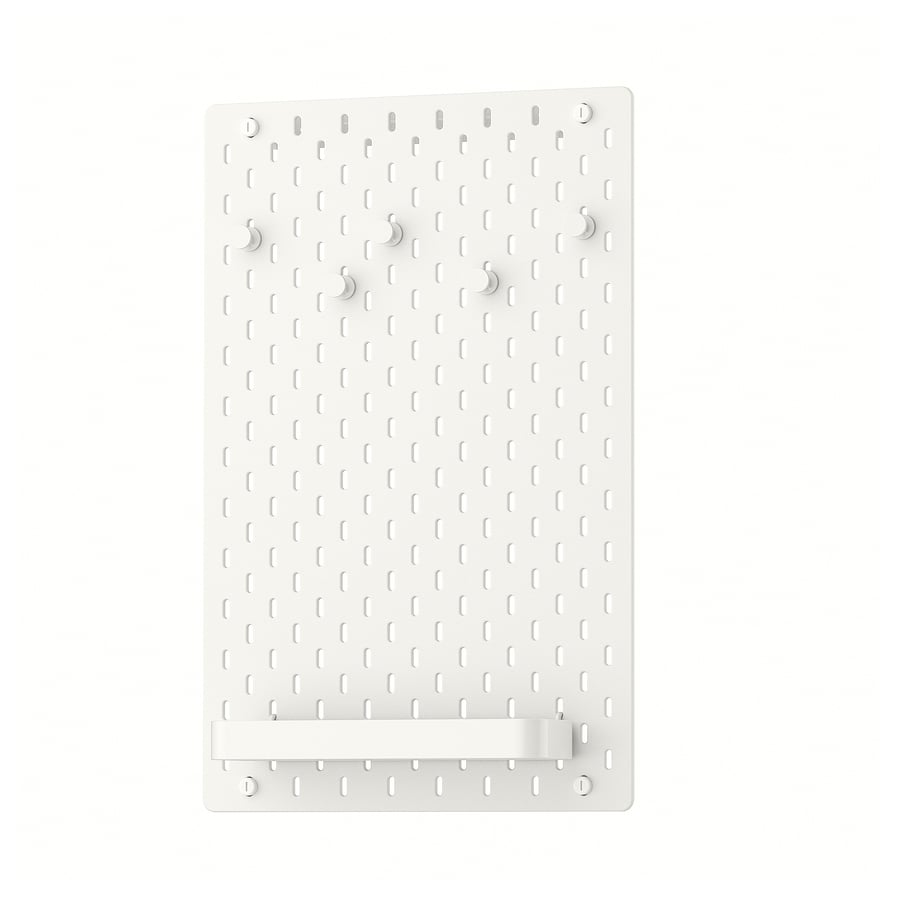 SKÅDIS pegboard combination, white, 36x56 cm (14 ¼x22") IKEA