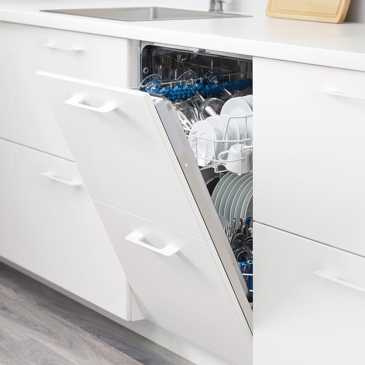 SKINANDE Integrated dishwasher, grey IKEA