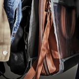 SKUBB Hanging handbag organiser, dark grey, 39x93 cm