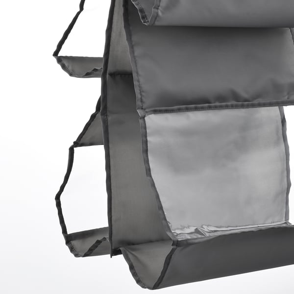 SKUBB Hanging handbag organiser, dark grey, 39x93 cm