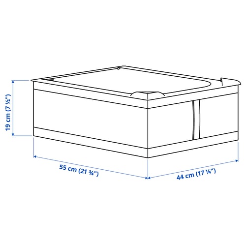 Illustration with measurements for the product: SKUBB.