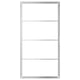 SKYTTA Sliding door frame, aluminium, 102x196 cm
