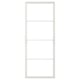 SKYTTA white aluminium sliding door frame