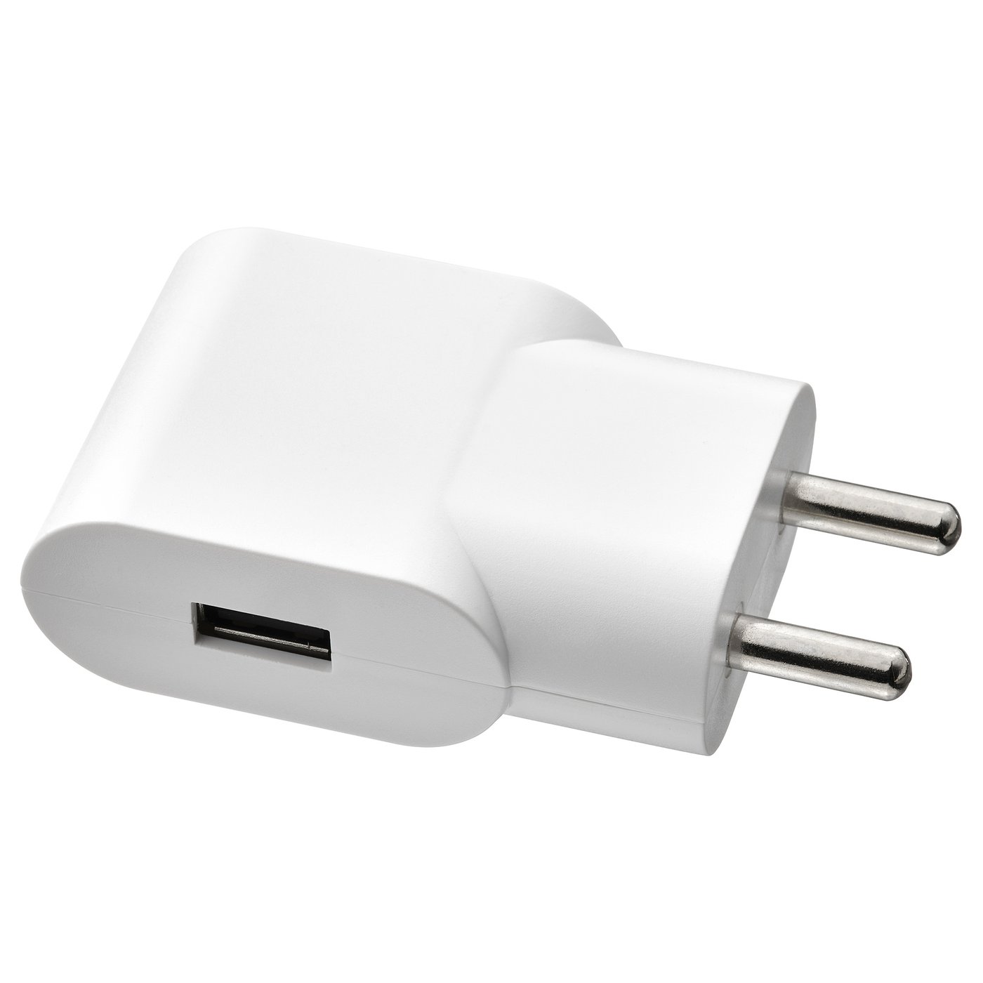 SMÅHAGEL 1port USB charger, white IKEA