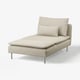 SÖDERHAMN Chaise longue, Fridtuna light beige