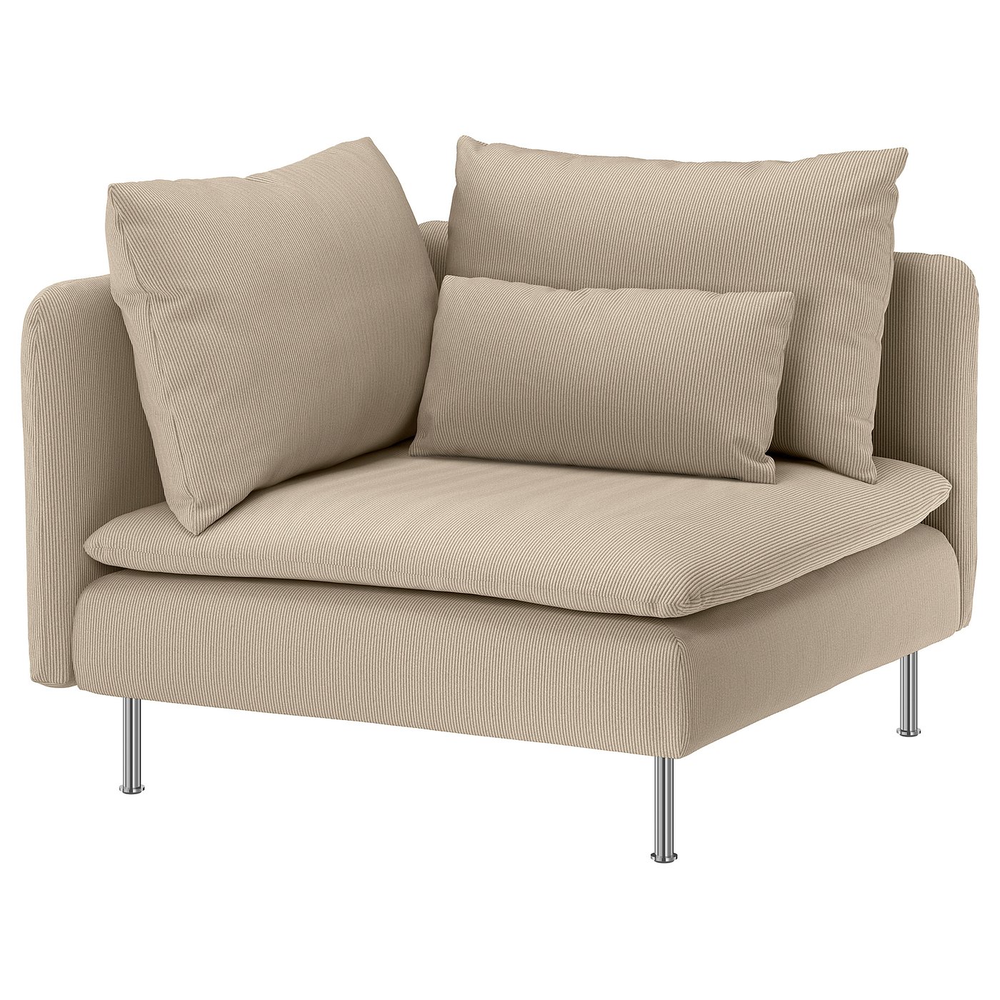 SÖDERHAMN Corner section, Kelinge beige