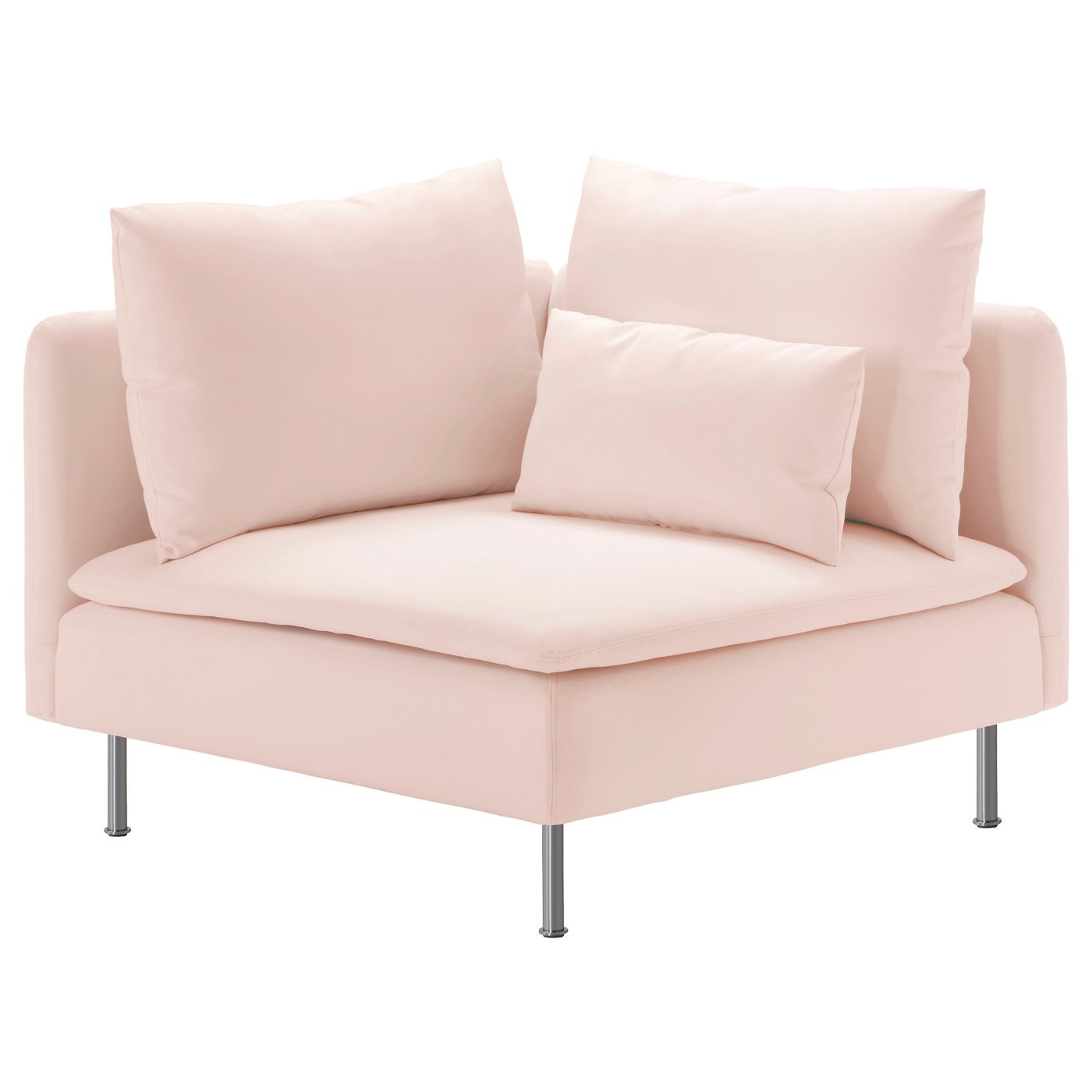 SÖDERHAMN Corner section - Samsta light pink - IKEA