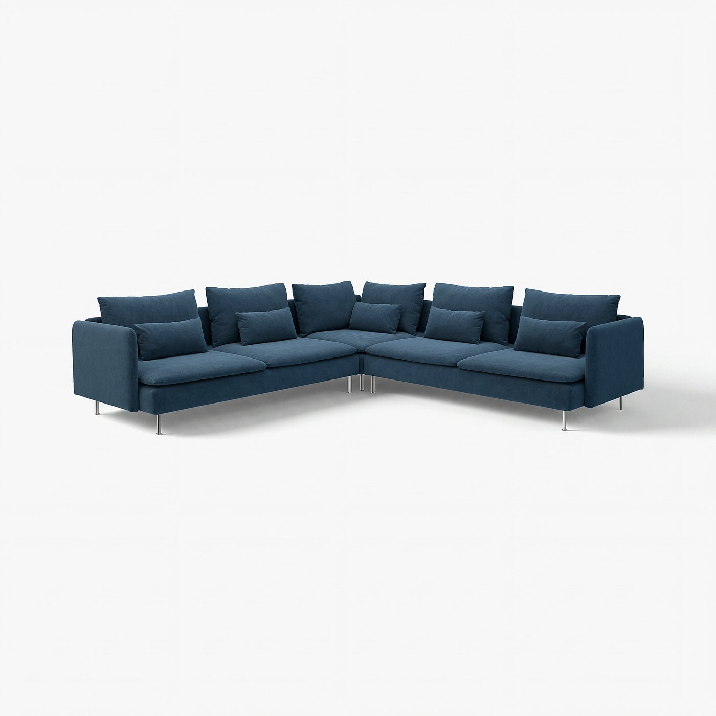 SÖDERHAMN Corner sofa, 6-seat, Kelinge dark blue