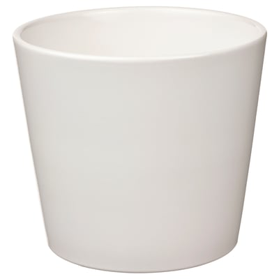 SOJABÖNA Plant pot, white, 9 cm