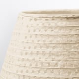 SOLLEFTEÅ Floor lamp, oval beige