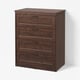 SONGESAND Chest of 4 drawers, brown, 82x104 cm