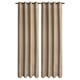 SPIRBJÖRNBÄR Room darkening curtains, 1 pair, beige/with eyelets, 145x250 cm