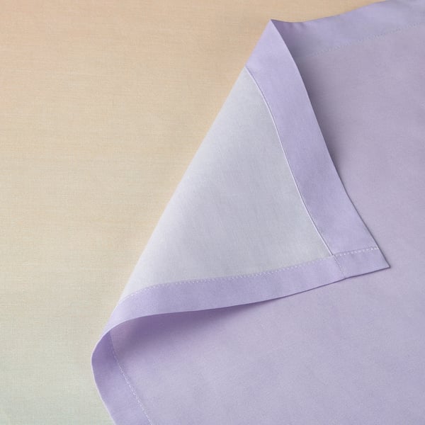 Lavender STAINVAST fabric close-up, smooth texture visible, showcasing high quality cotton and lyocell blend.