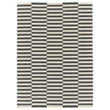 STOCKHOLM 2017 Rug, flatwoven, handmade/striped grey, 250x350 cm