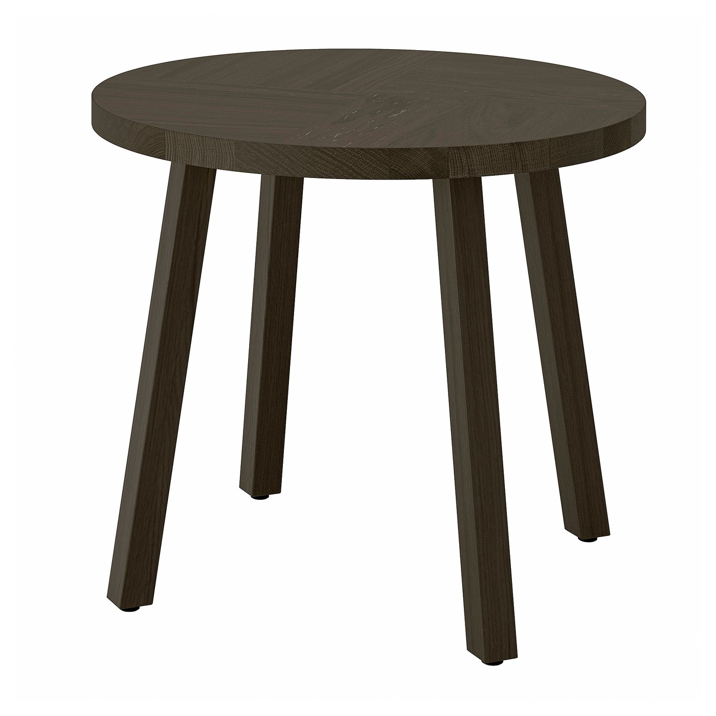 STOCKHOLM 2025 Side table, oak veneer dark brown, 55 cm (21 5/8 ")