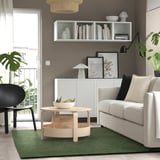 STOENSE Rug, low pile, green, 170x240 cm