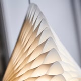 STRÅLA Lamp shade, 3D-shapes/white