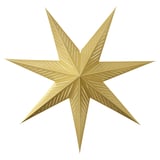 STRÅLA Lamp shade, brass-colour/stripe, 70 cm