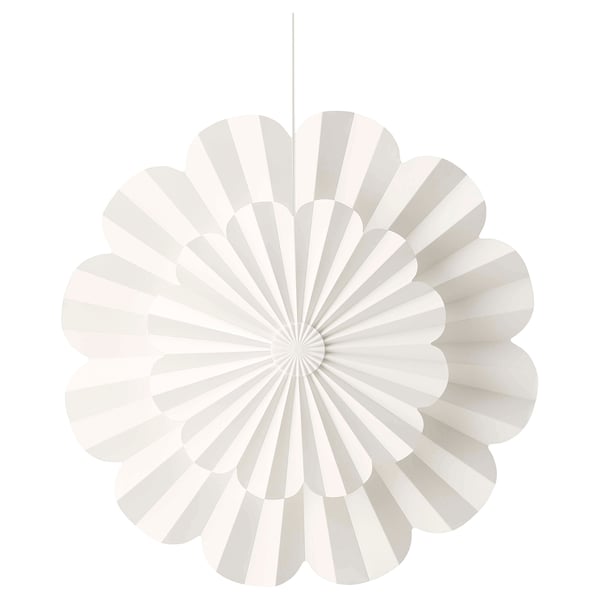 STRÅLA LED pendant lamp, batteryoperated/flower, 35 cm (14") IKEA