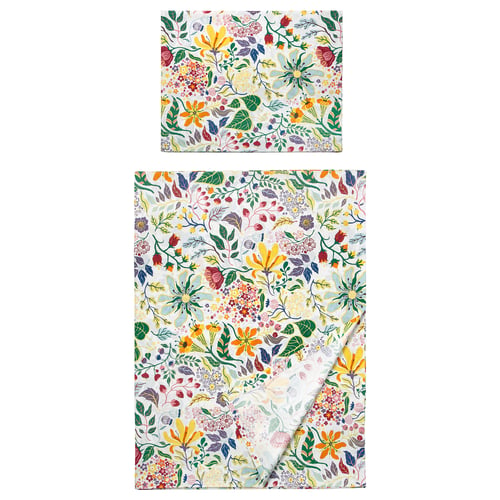 STRANDLUMMER Flat sheet and pillowcase, 150x260/50x80 cm