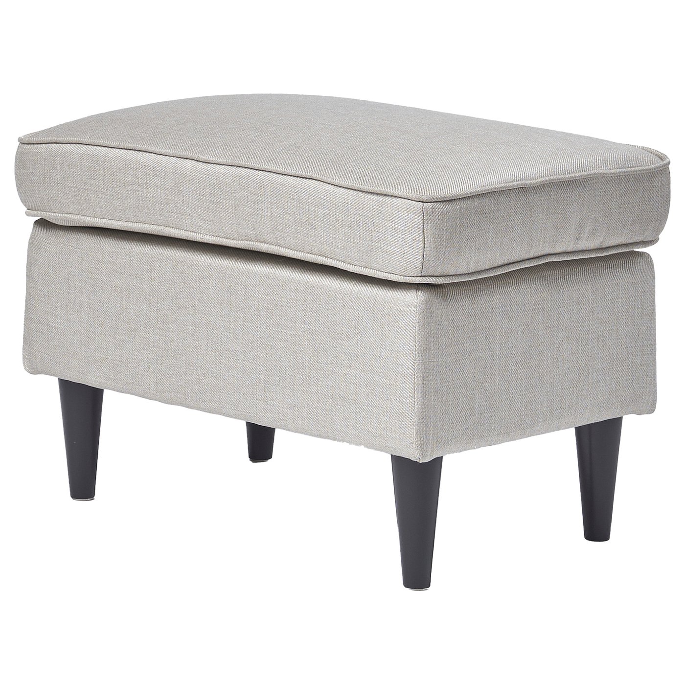 STRANDMON Footstool, Kilanda light beige