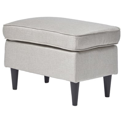 STRANDMON Footstool, Kilanda light beige