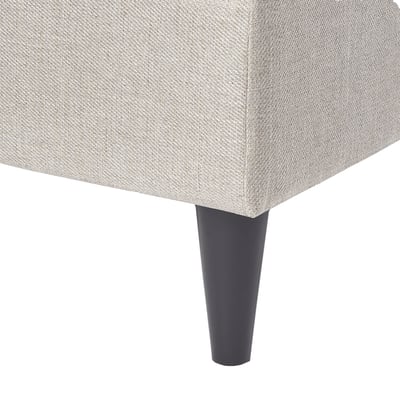 STRANDMON Footstool, Kilanda light beige