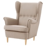 STRANDMON Wing chair, beige