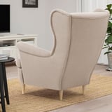 STRANDMON Wing chair, beige