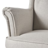 STRANDMON Wing chair, Kilanda light beige
