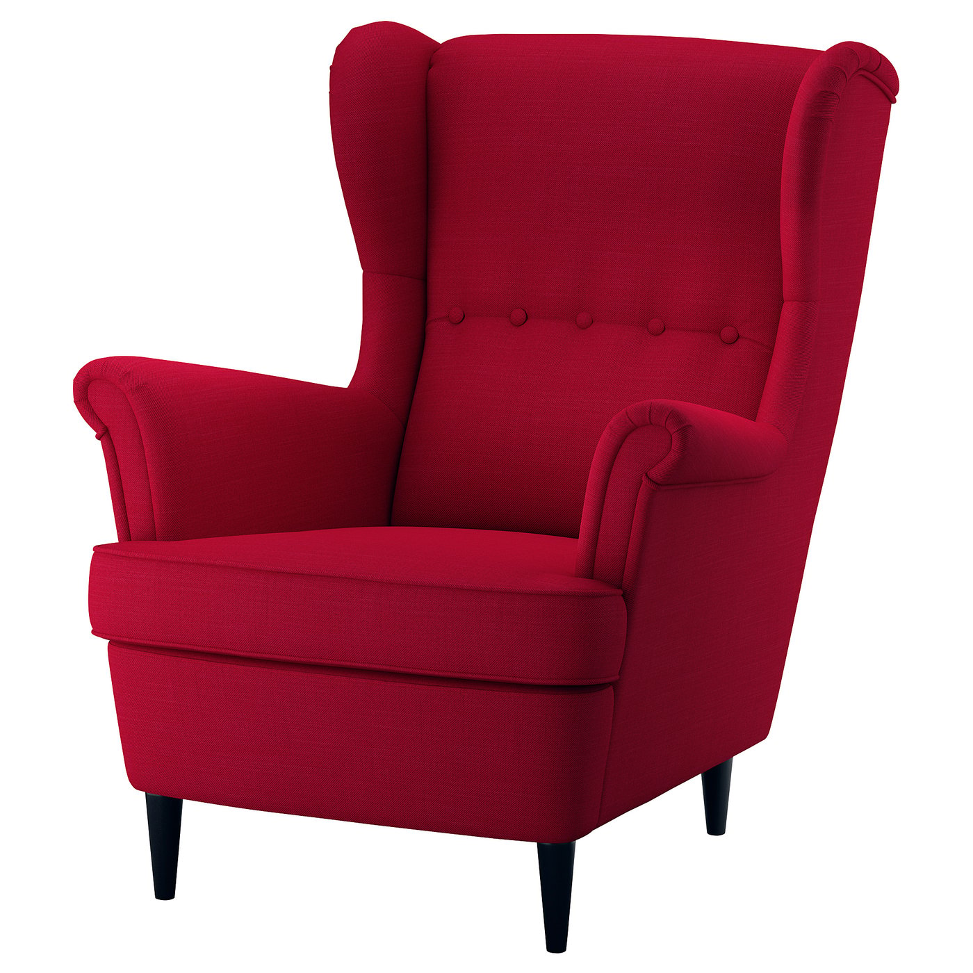 Strandmon Wing Chair Nordvalla Red Ikea