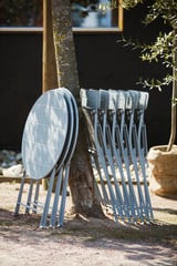 SUNDSÖ Chair, outdoor, grey