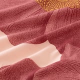 SVARTKLINT Flat sheet and 2 pillowcase, light pink/dark pink, 240x260/50x80 cm