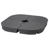 SVARTÖ Parasol base, dark grey