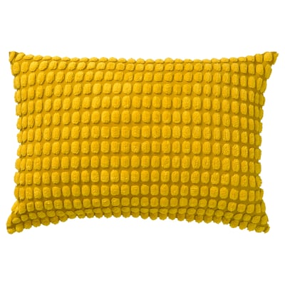SVARTPOPPEL Cushion cover, yellow, 40x58 cm
