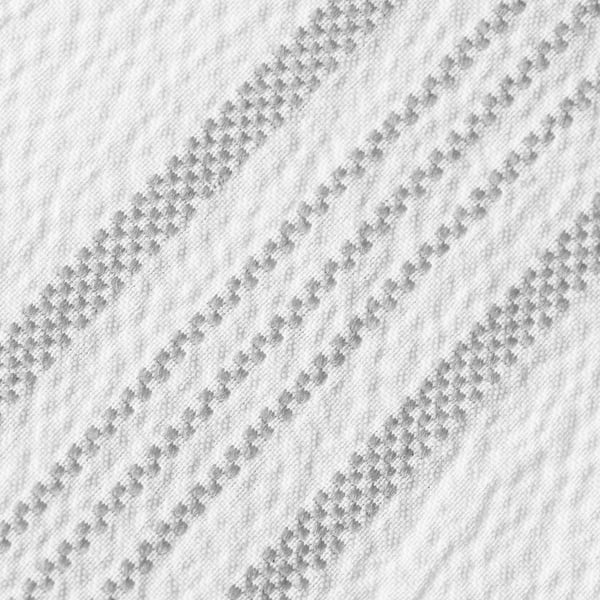 SVARTSTARR Shower curtain, white/grey, 180x200 cm