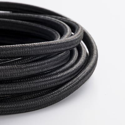 SYMFONISK Power supply cord, textile/black, 3.5 m