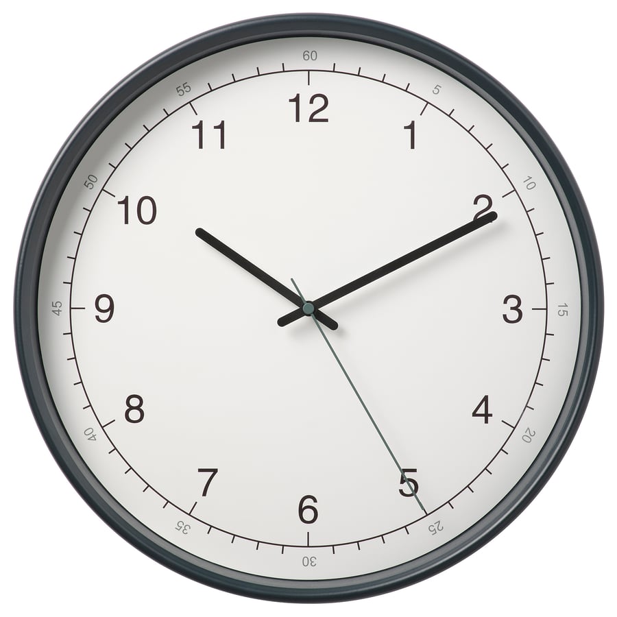 TAGGAD Wall Clock White grey 38 Cm 15 IKEA Taggad wall clock white grey 38 cm 15 ikea