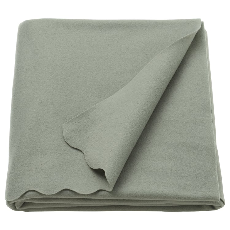 Throw, light greygreen, 120x160 cm (47x63") IKEA