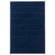 TIDNINGSBUD blue rectangular bath mat, textured surface, polyester, quick drying, latex backing.