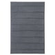 Grey TIDNINGSBUD bath mat, recycled polyester, textured, latex backing.