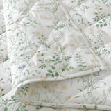 TIMJANSMOTT Comforter, white/floral pattern, 150x250 cm