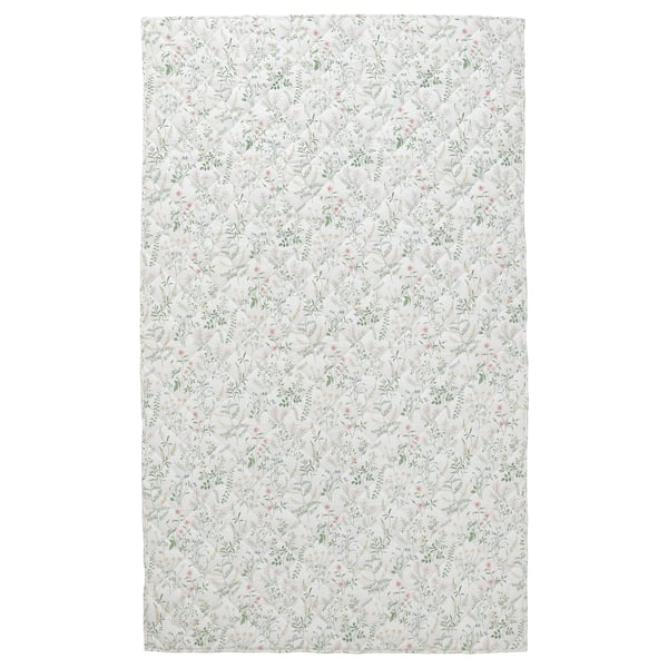 TIMJANSMOTT Comforter, white/floral pattern, 150x250 cm