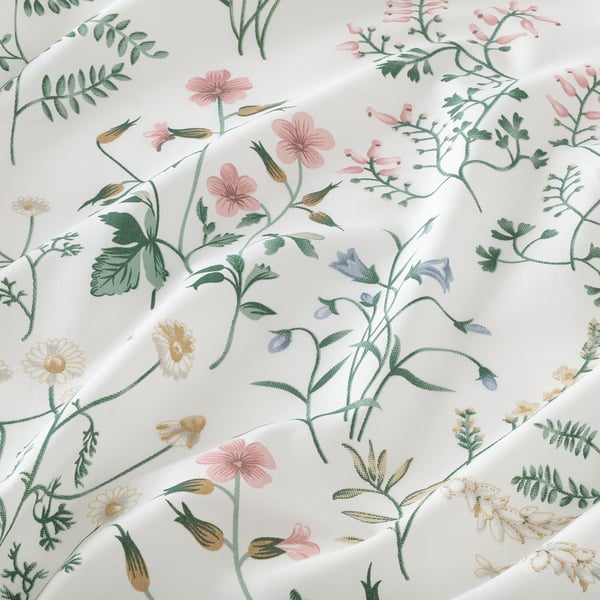 TIMJANSMOTT Flat sheet and pillowcase, 150x260/50x80 cm