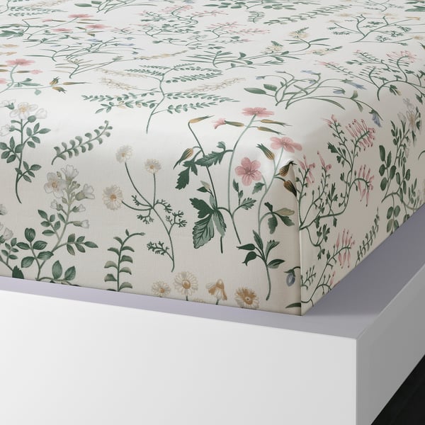 TIMJANSMOTT Flat sheet and pillowcase, 150x260/50x80 cm