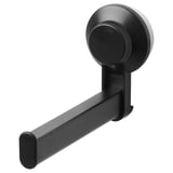 TISKEN Toilet roll holder with suction cup, black