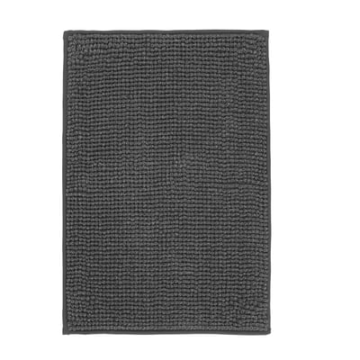TOFTBO Bath mat, anthracite, 40x60 cm