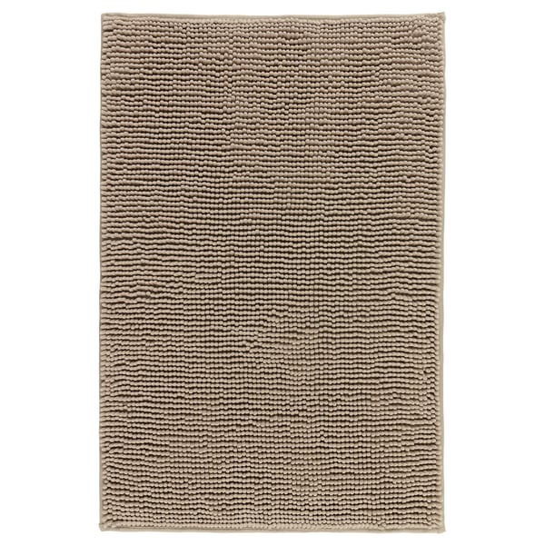 TOFTBO Bath mat, beige, 40x60 cm